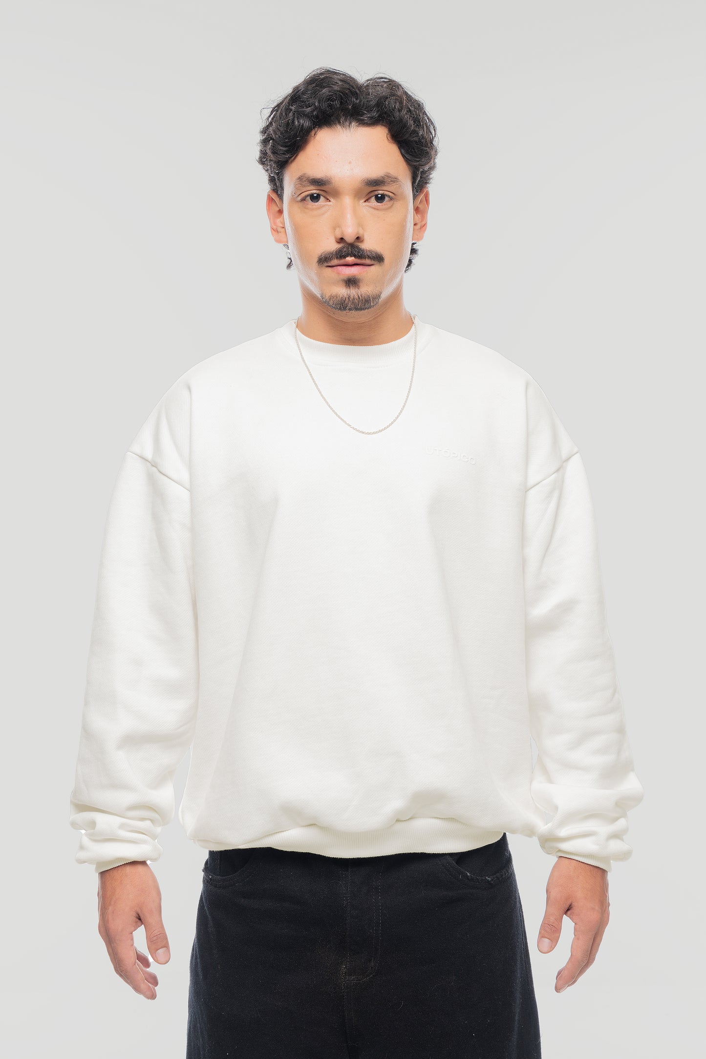 Crewneck Essentials - Marfil