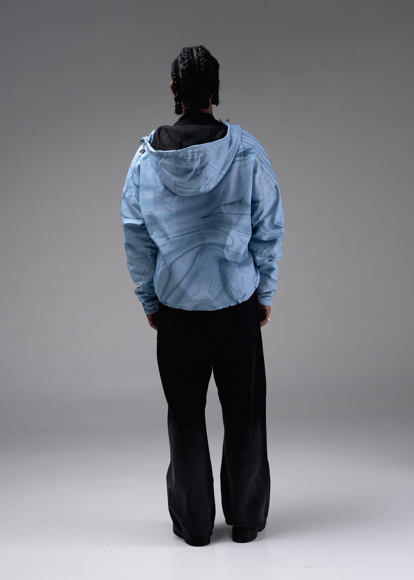 Chaqueta Impermeable Gris -  Liquid
