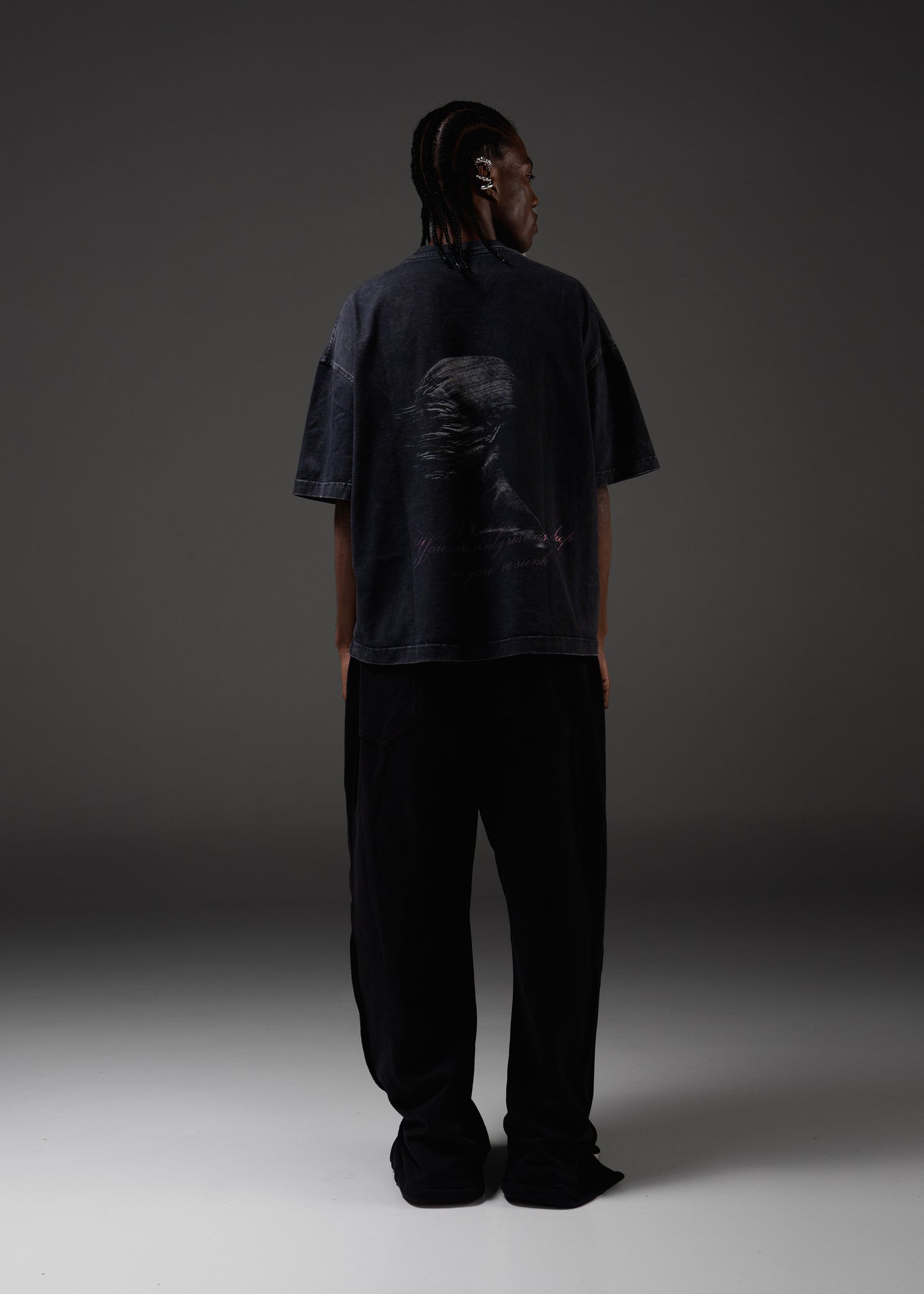 Camiseta Gris wash - Connection