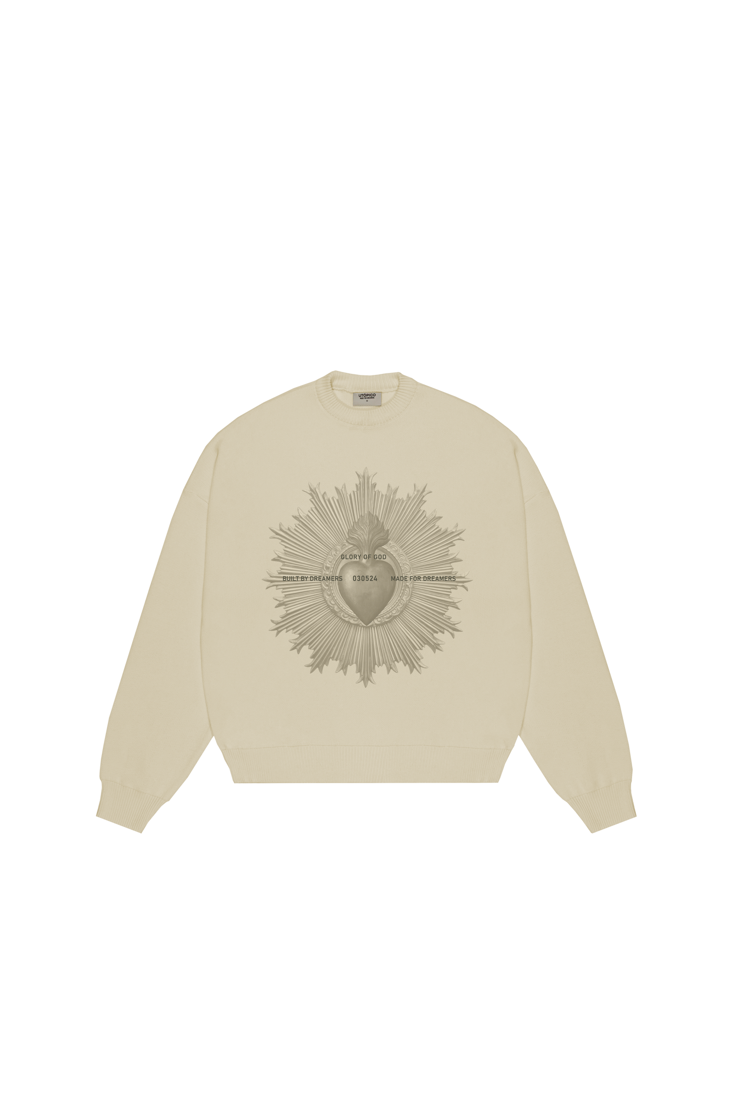 Crewneck Beige - Sacred Heart
