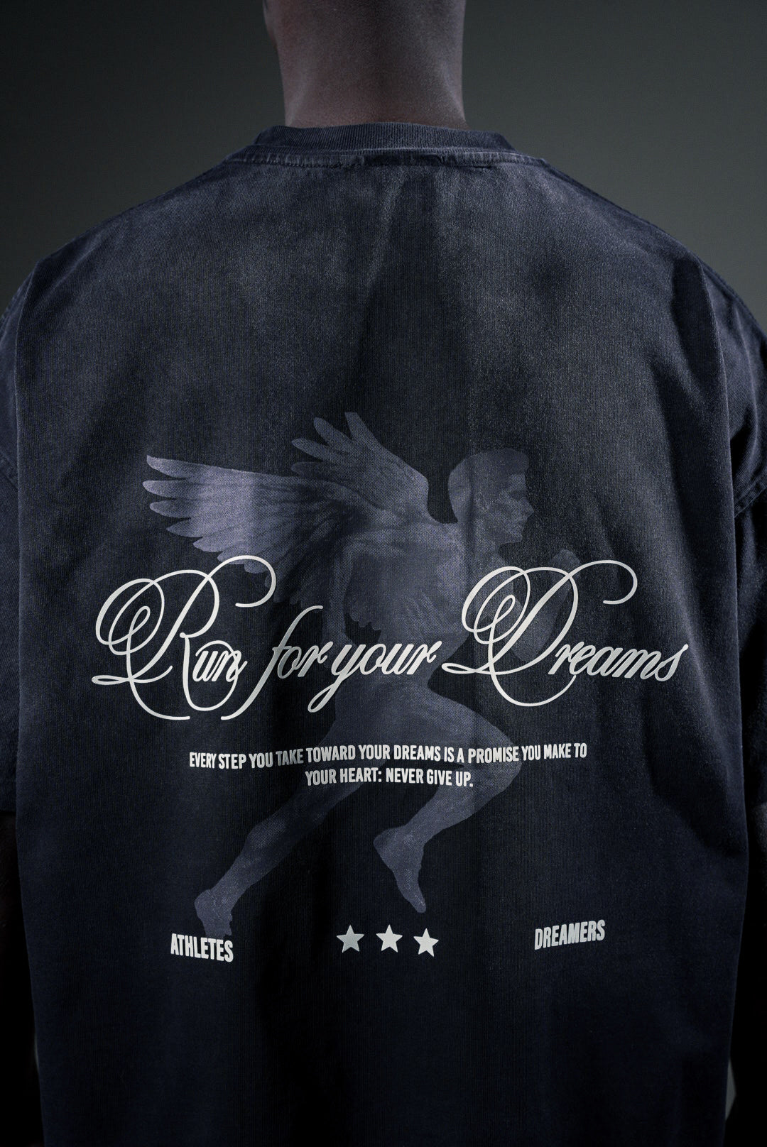 CAMISETA - GREY GRADIENT RUN