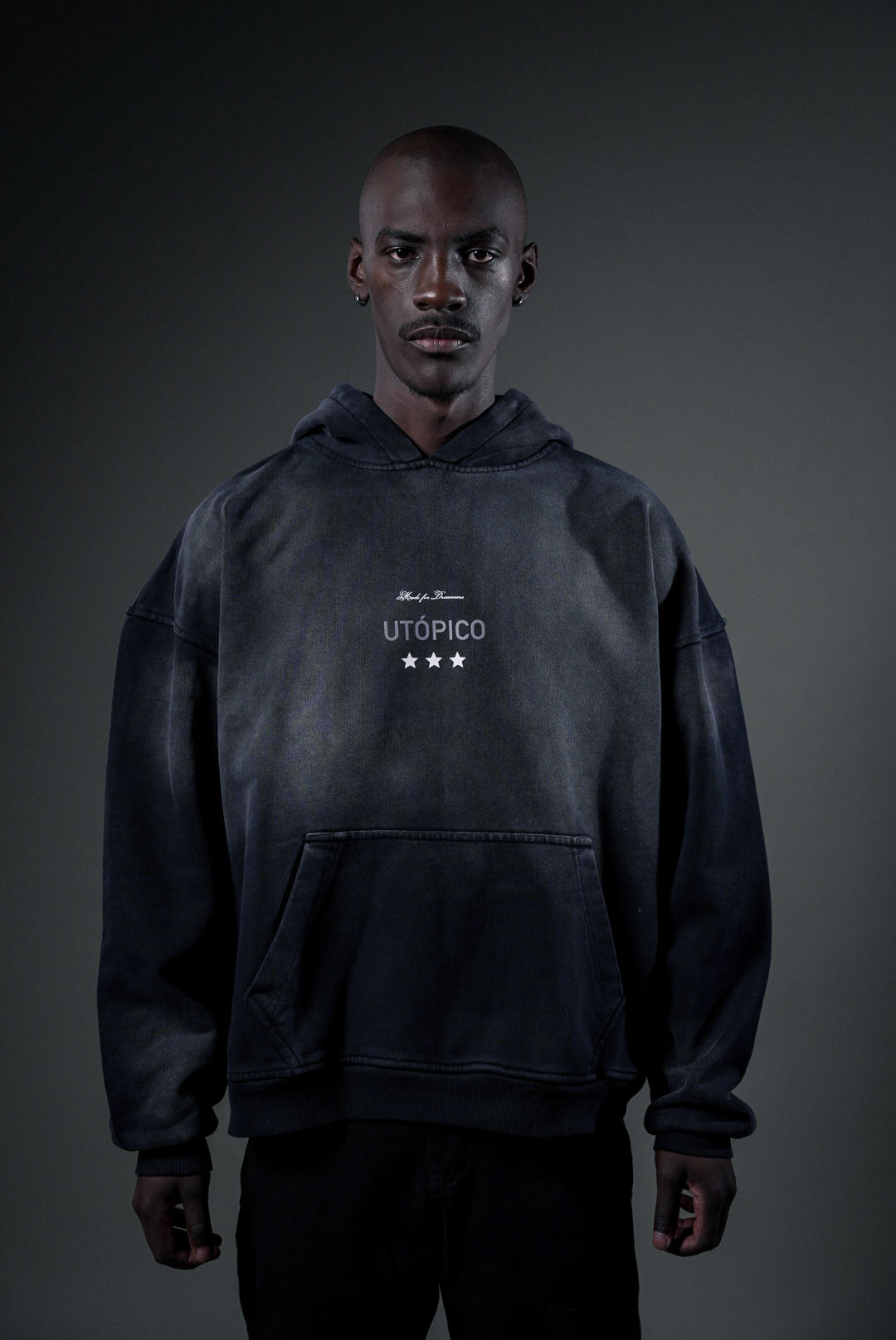 HOODIE GREY GRADIENT - RUN