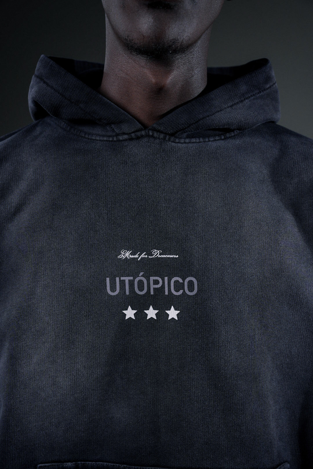 HOODIE GREY GRADIENT - RUN
