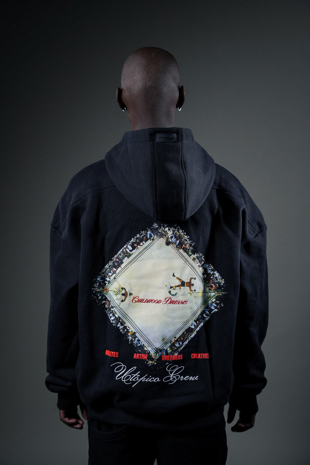 HOODIE NEGRO - RING