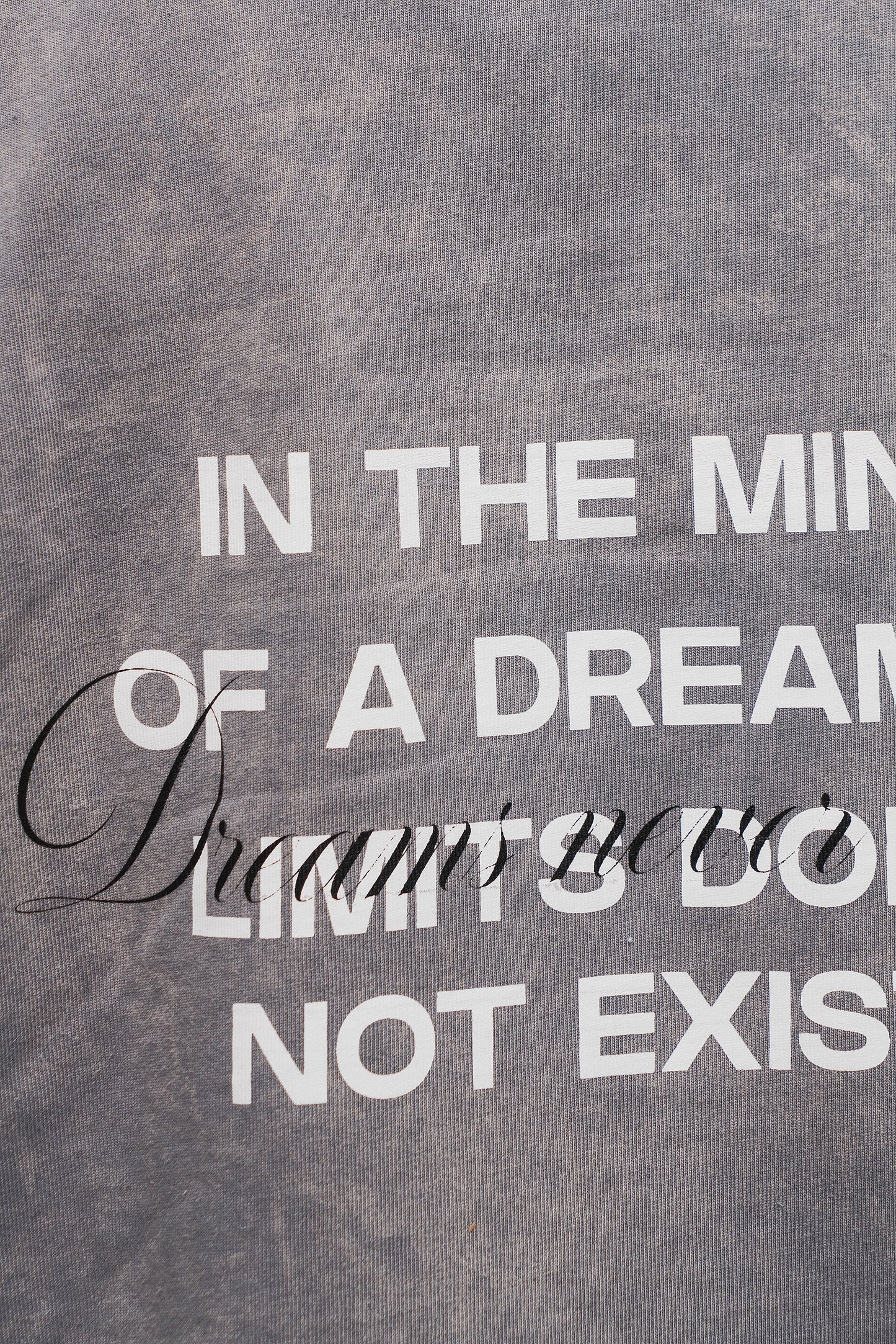 Camiseta BoxyFit- Gris dreams