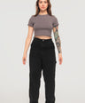 Baby tee- Gris
