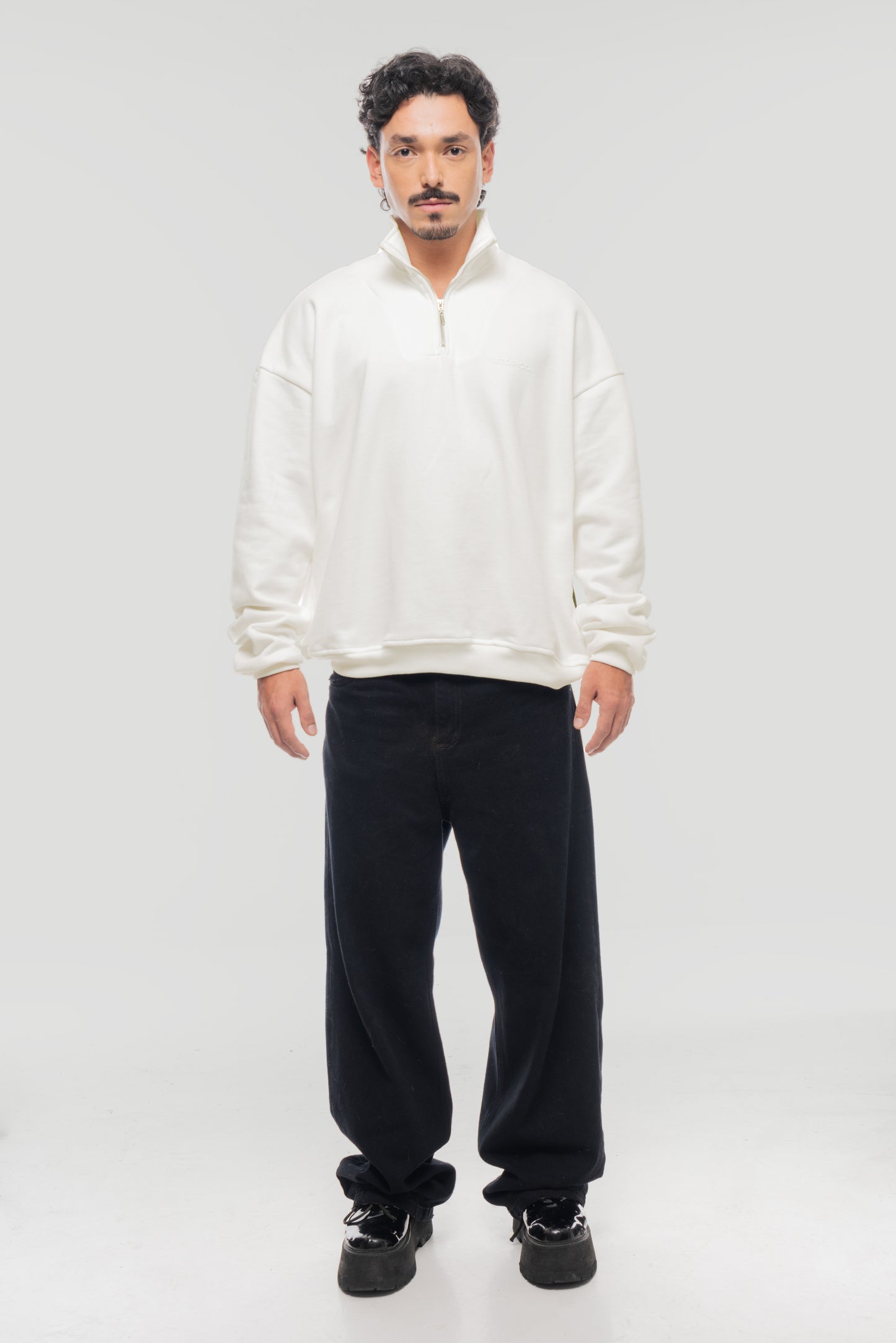 Halfzip Essentials - Marfil