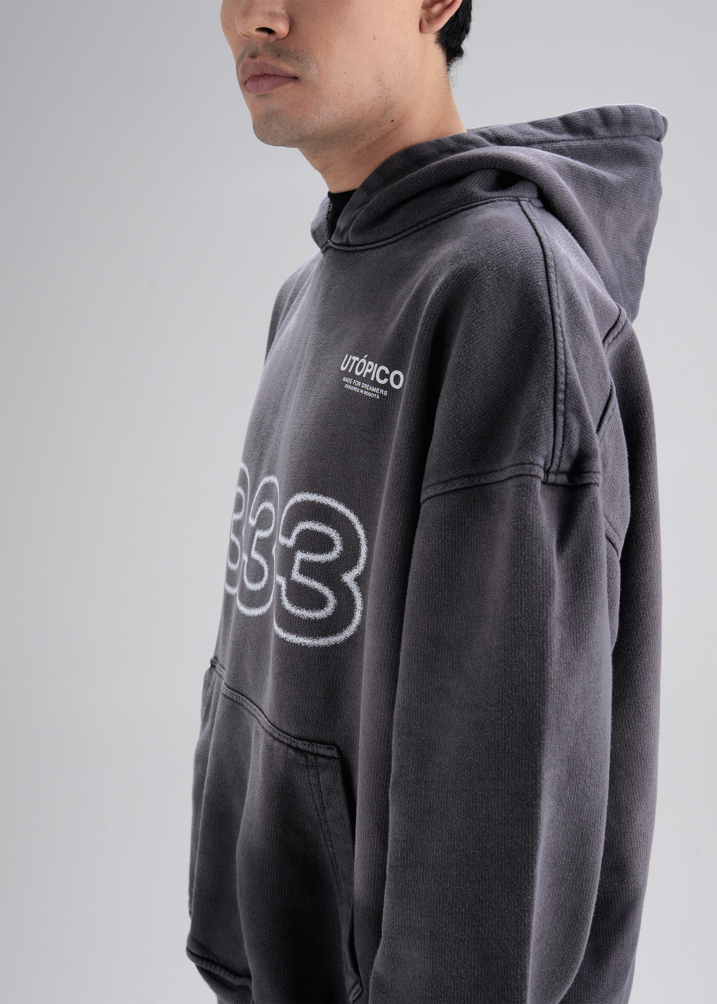 Hoodie gradient wash -333