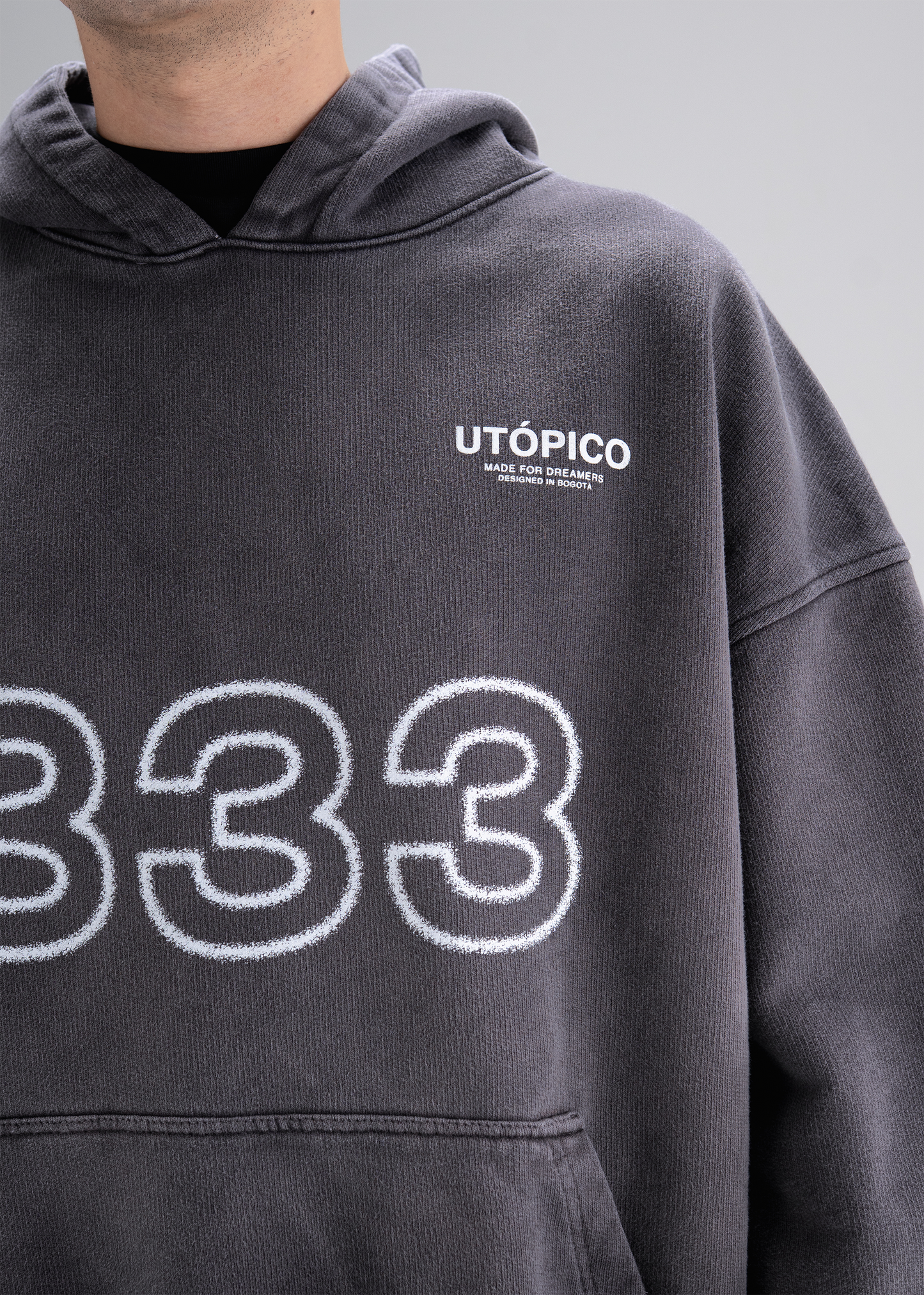 Hoodie gradient wash -333