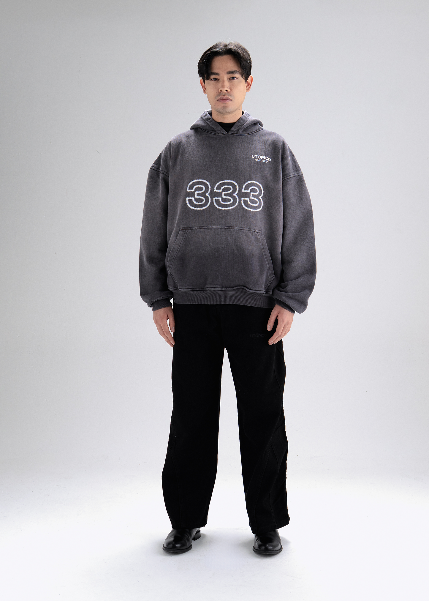 Hoodie gradient wash -333
