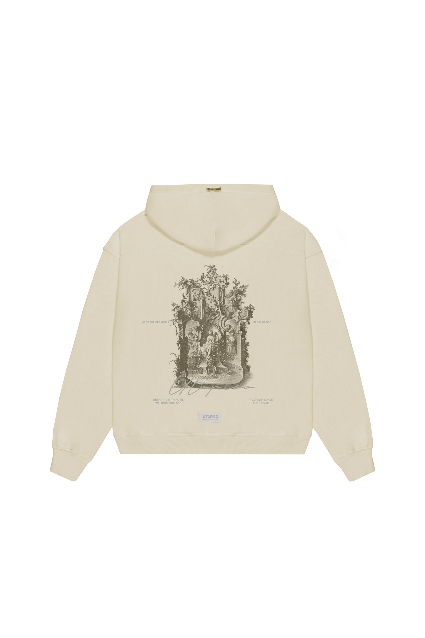 Hoodie Beige Fountain