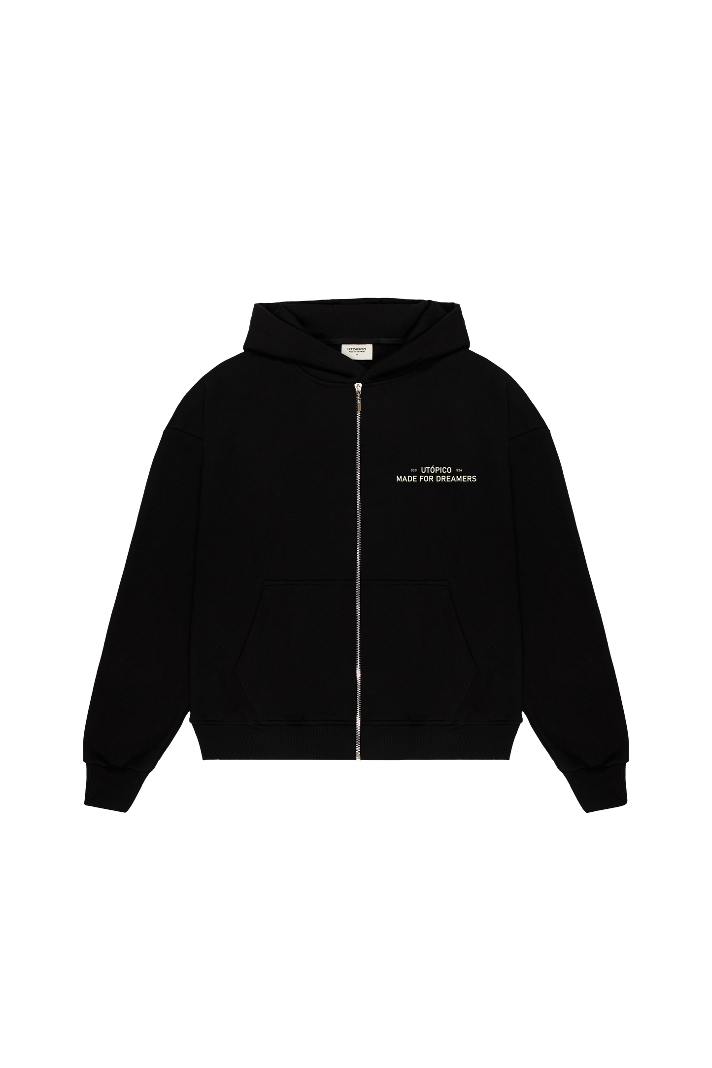 Zip Hoodie Negro - Heavenly Light