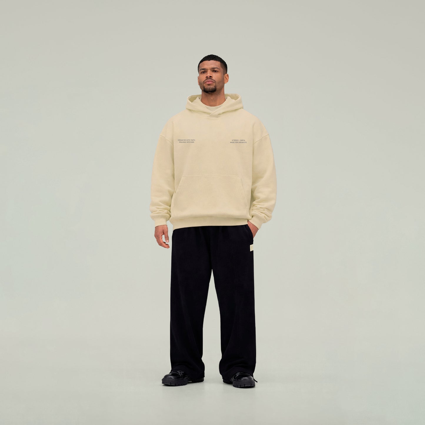 Hoodie Beige Fountain