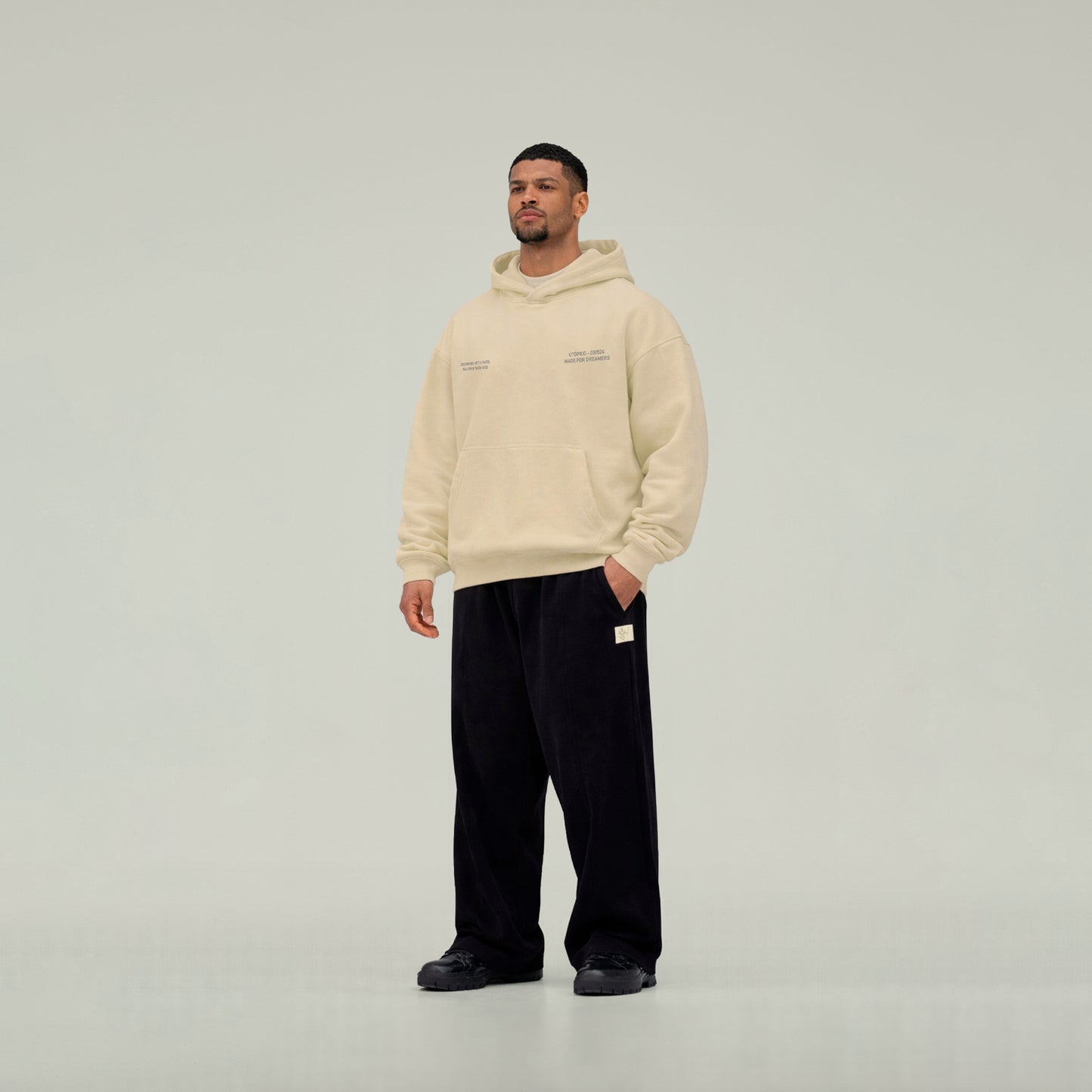 Hoodie Beige Fountain