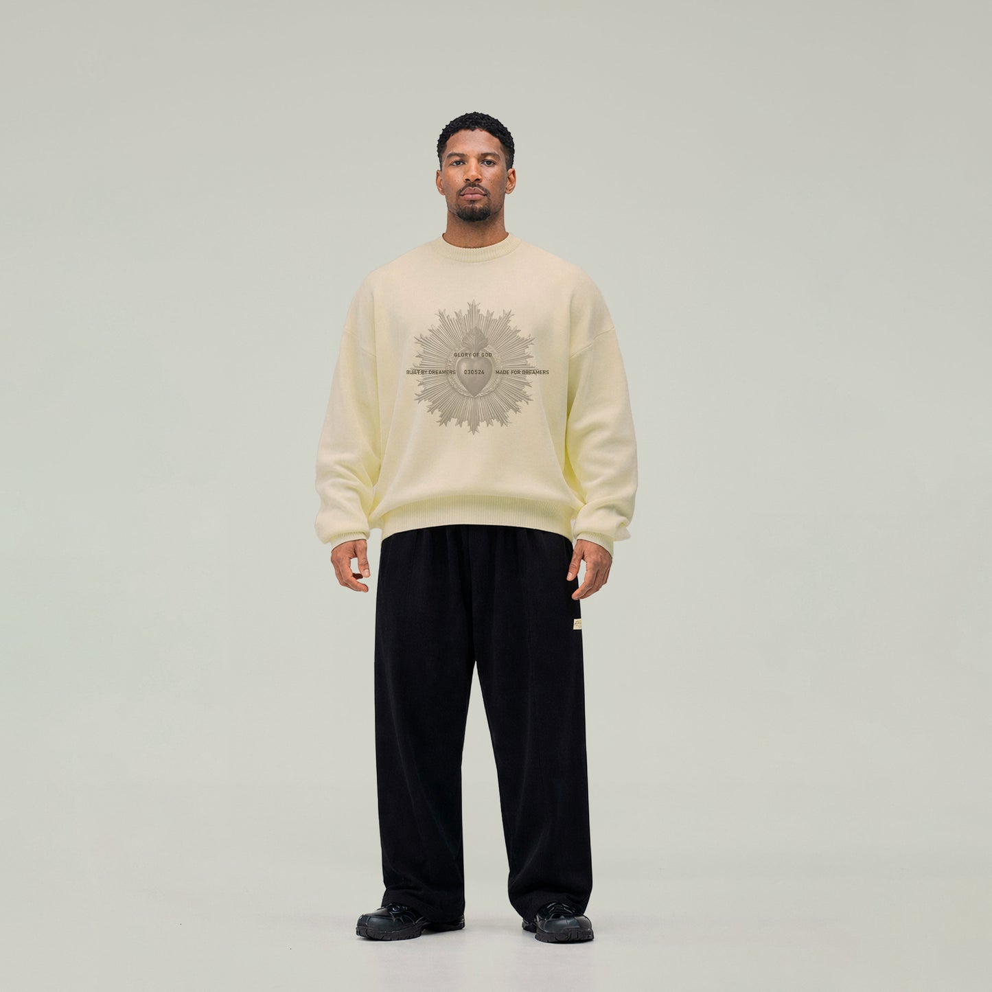 Crewneck Beige - Sacred Heart