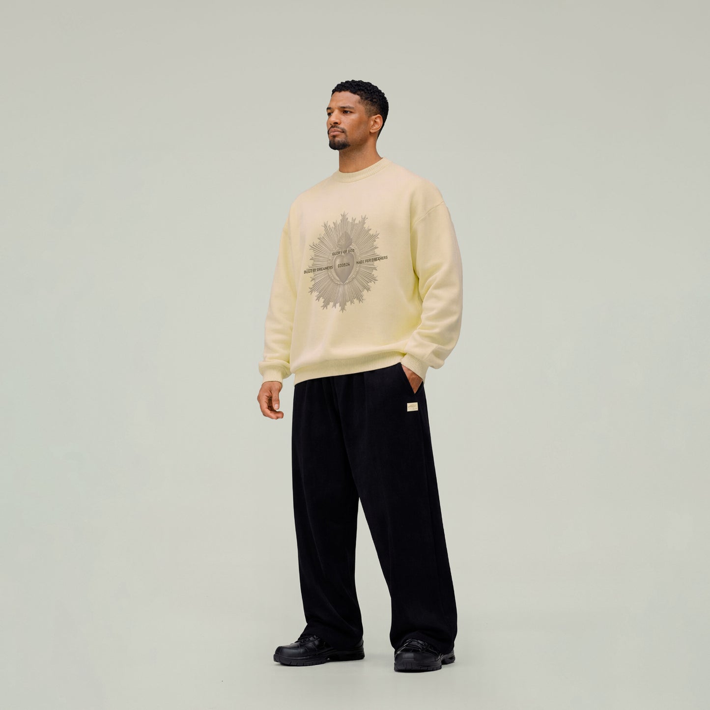 Crewneck Beige - Sacred Heart