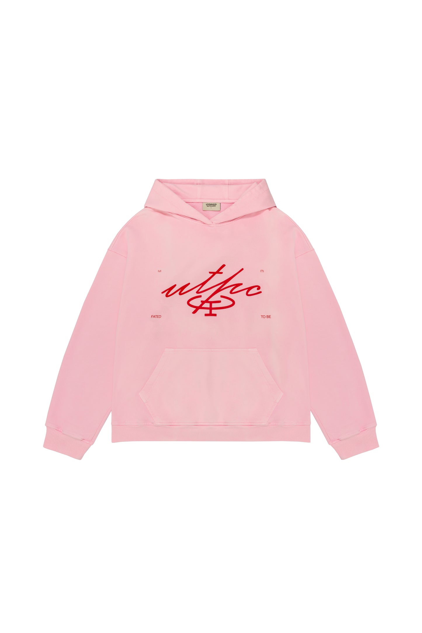 Hoodie Fated Signature — Pink