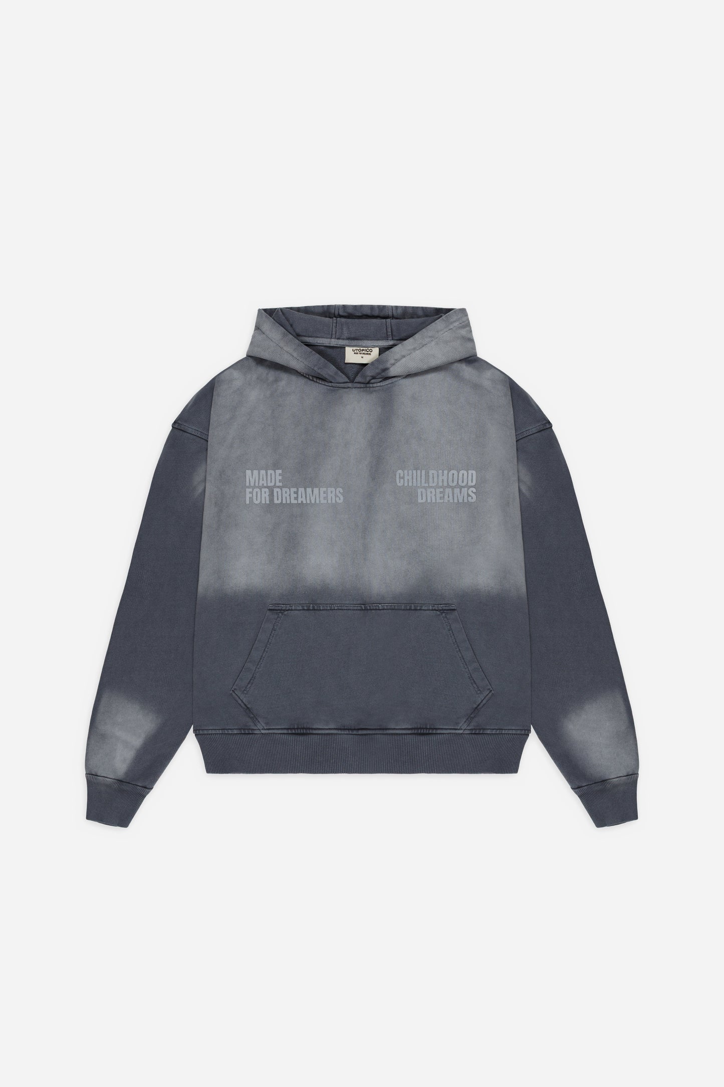 HOODIE GREY GRADIENT - STAR MONOGRAM