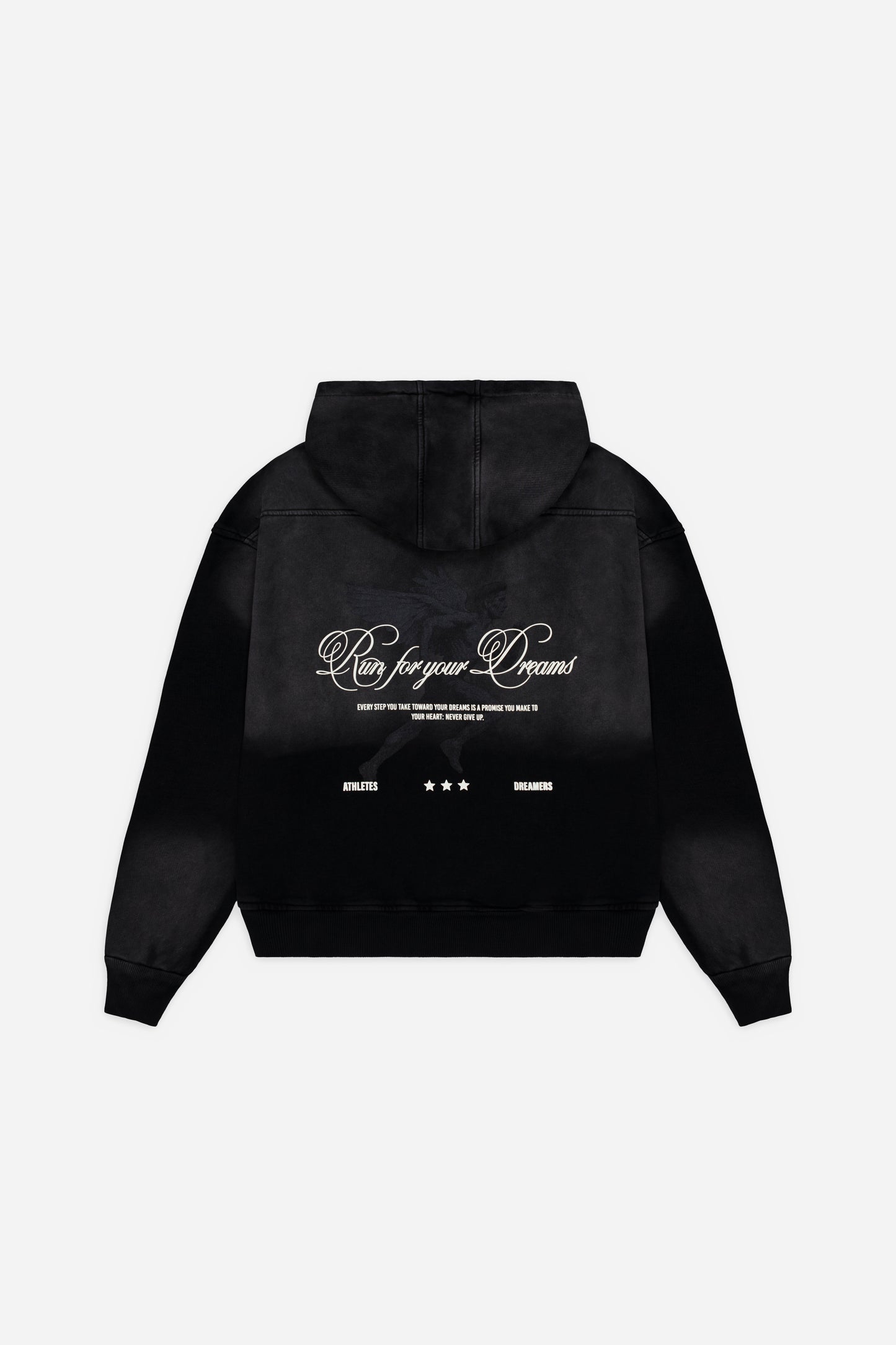 HOODIE GREY GRADIENT - RUN