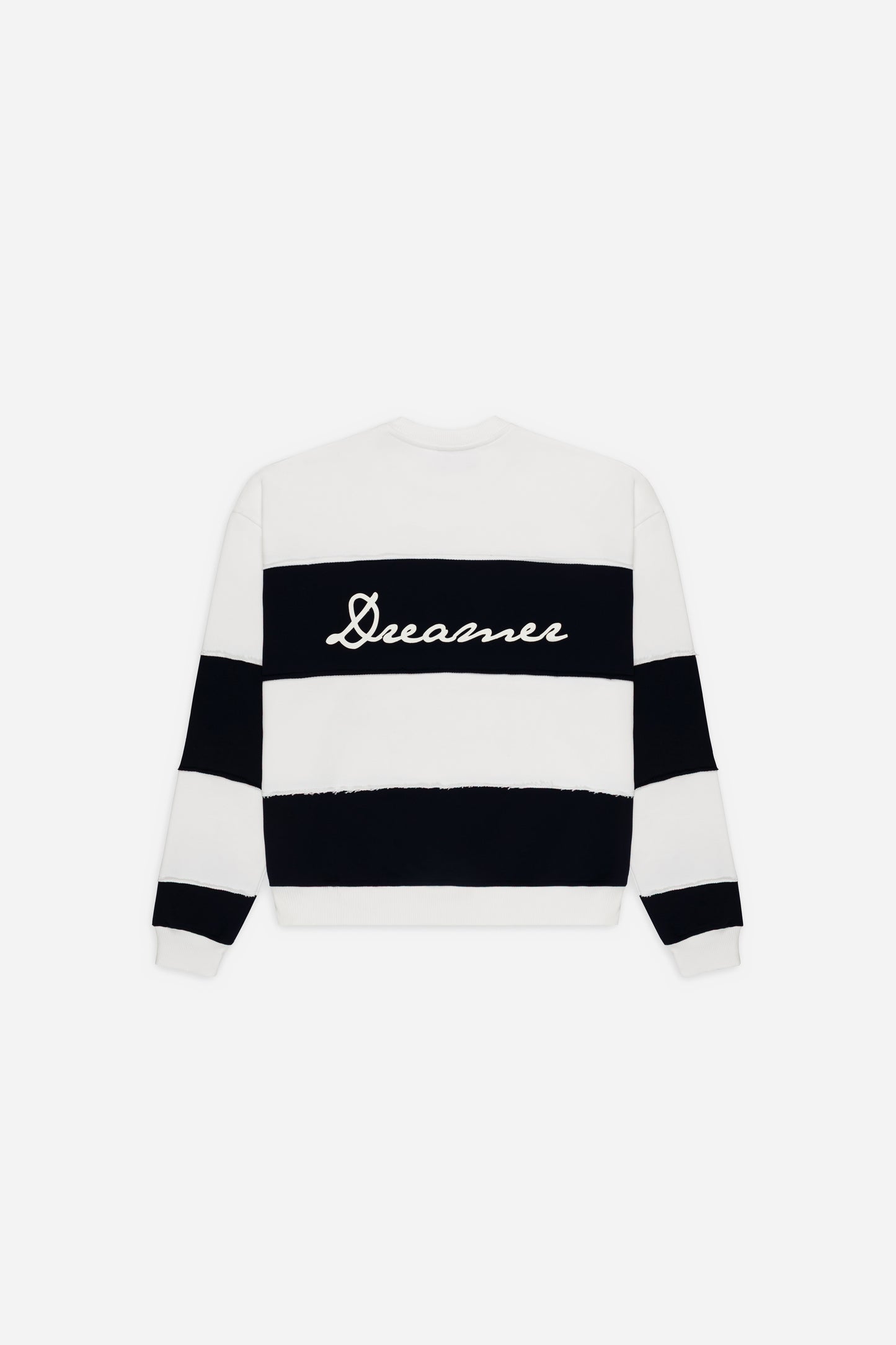 CREWNECK - BLANCO&AZUL BOXYFIT