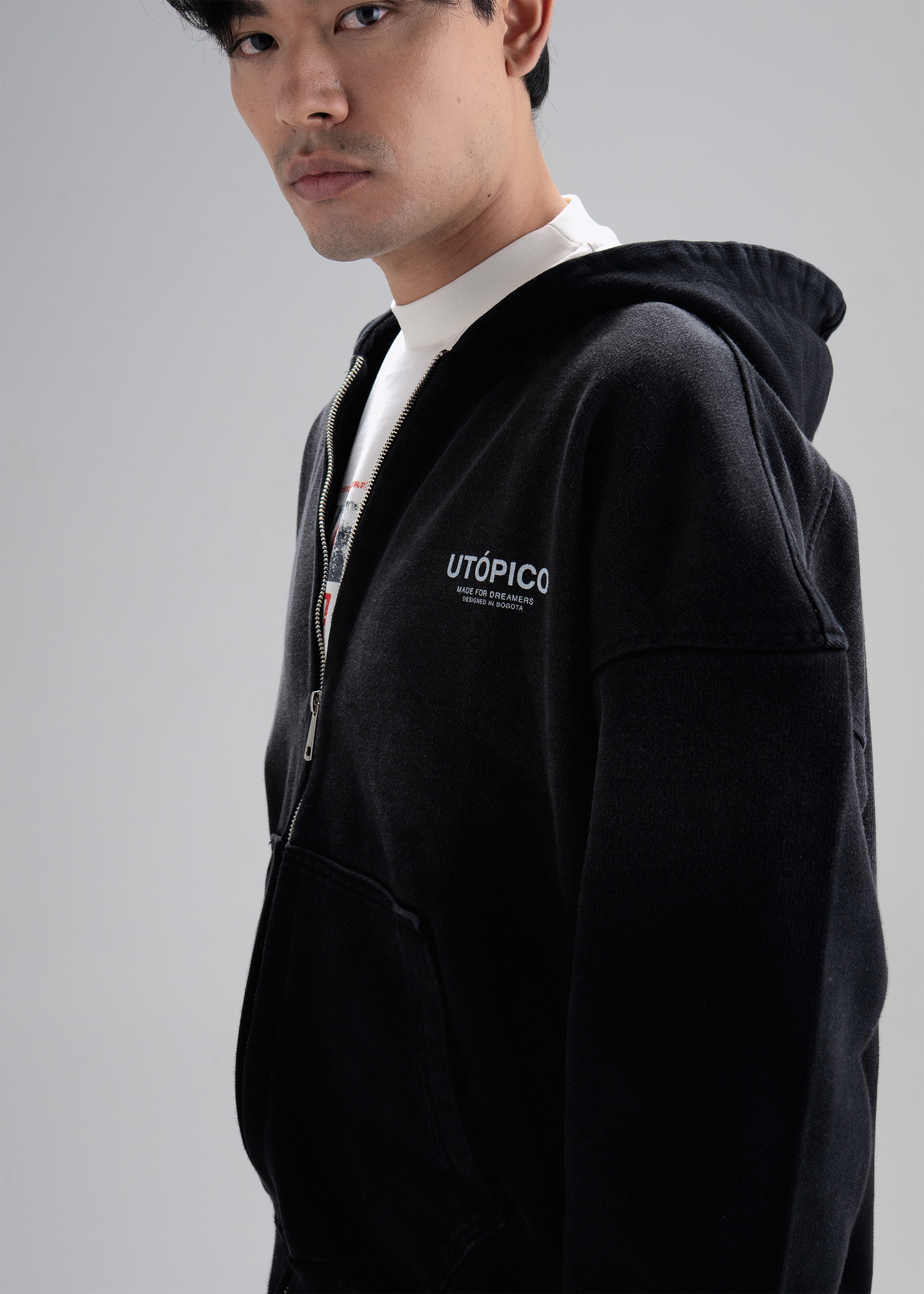 Chaqueta negro gradiente - 555