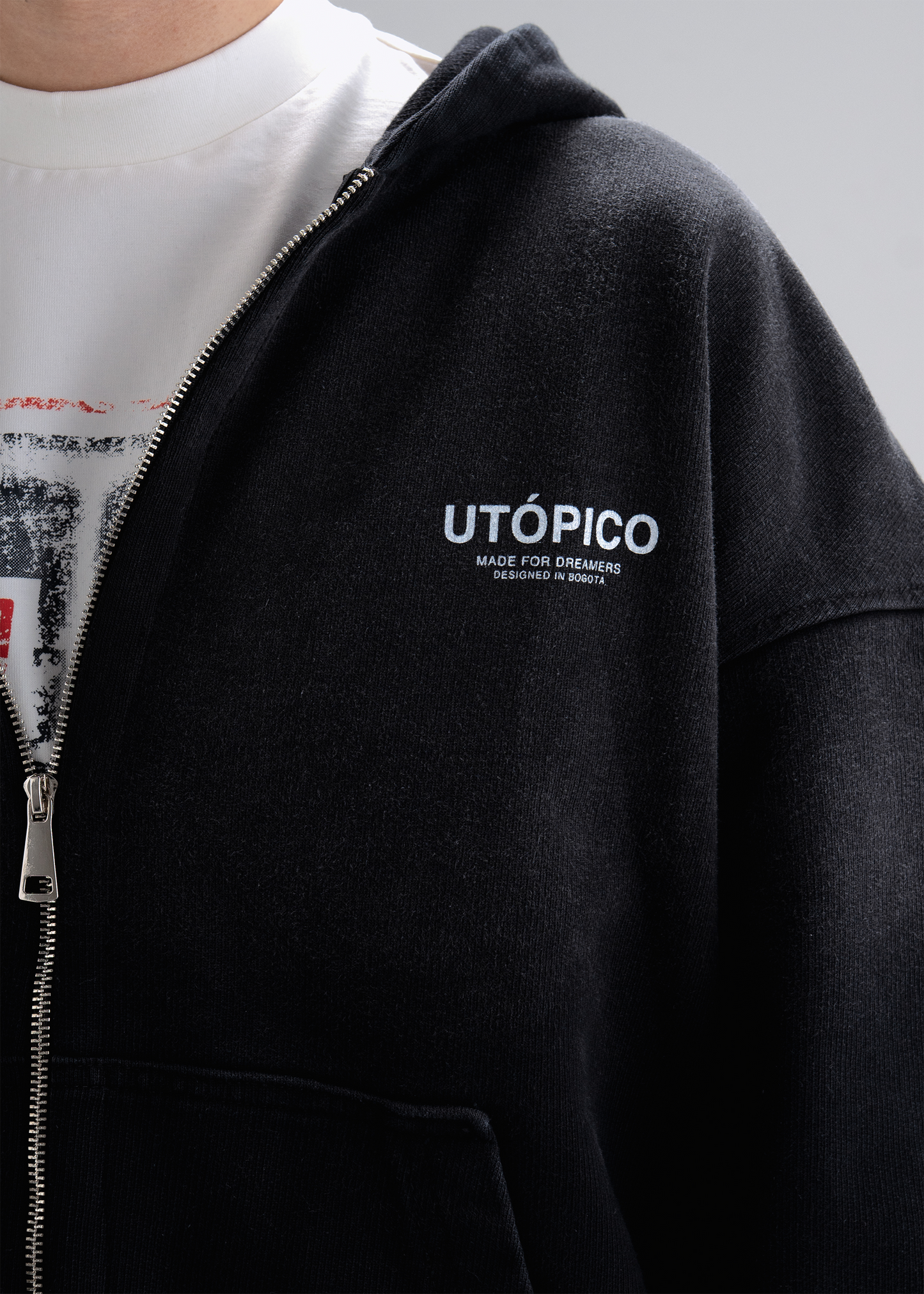 Chaqueta negro gradiente - 555