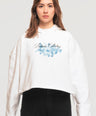 Hoodie Cropped - Blanco