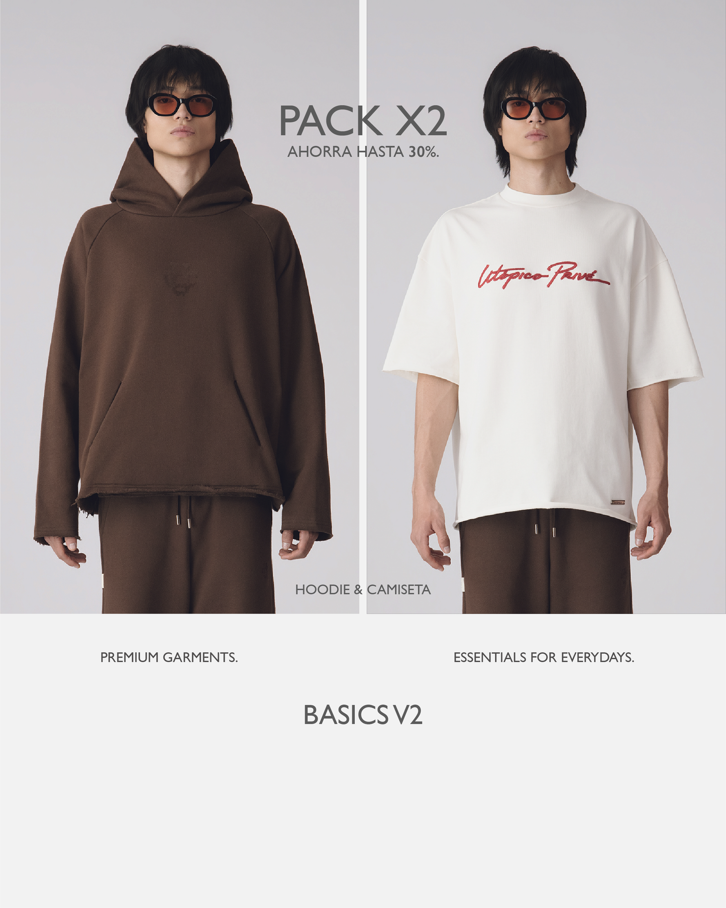 Hoodie + Camiseta Basics v2