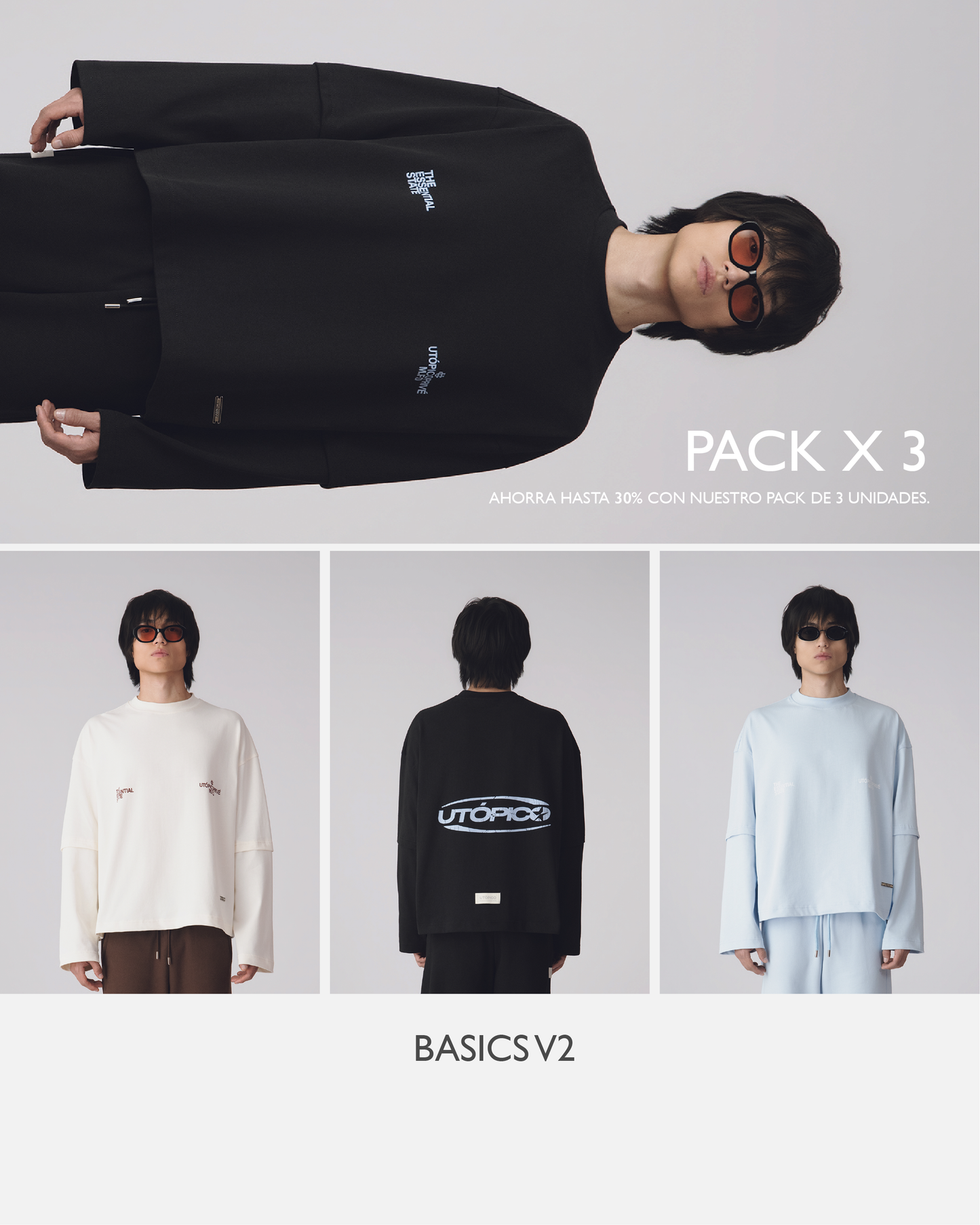 Pack x 3 Longsleeve