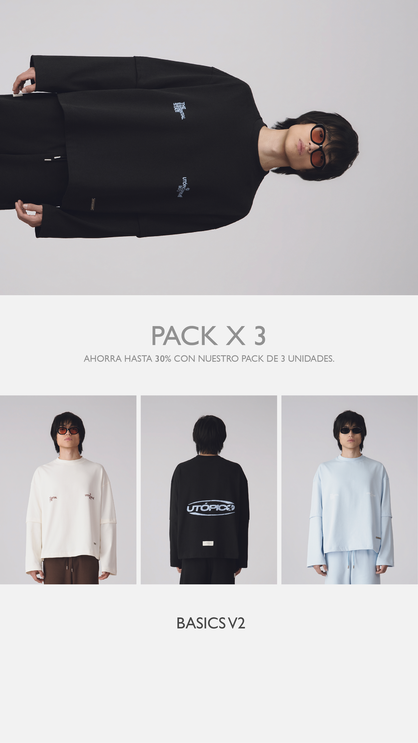 Pack x 3 Longsleeve