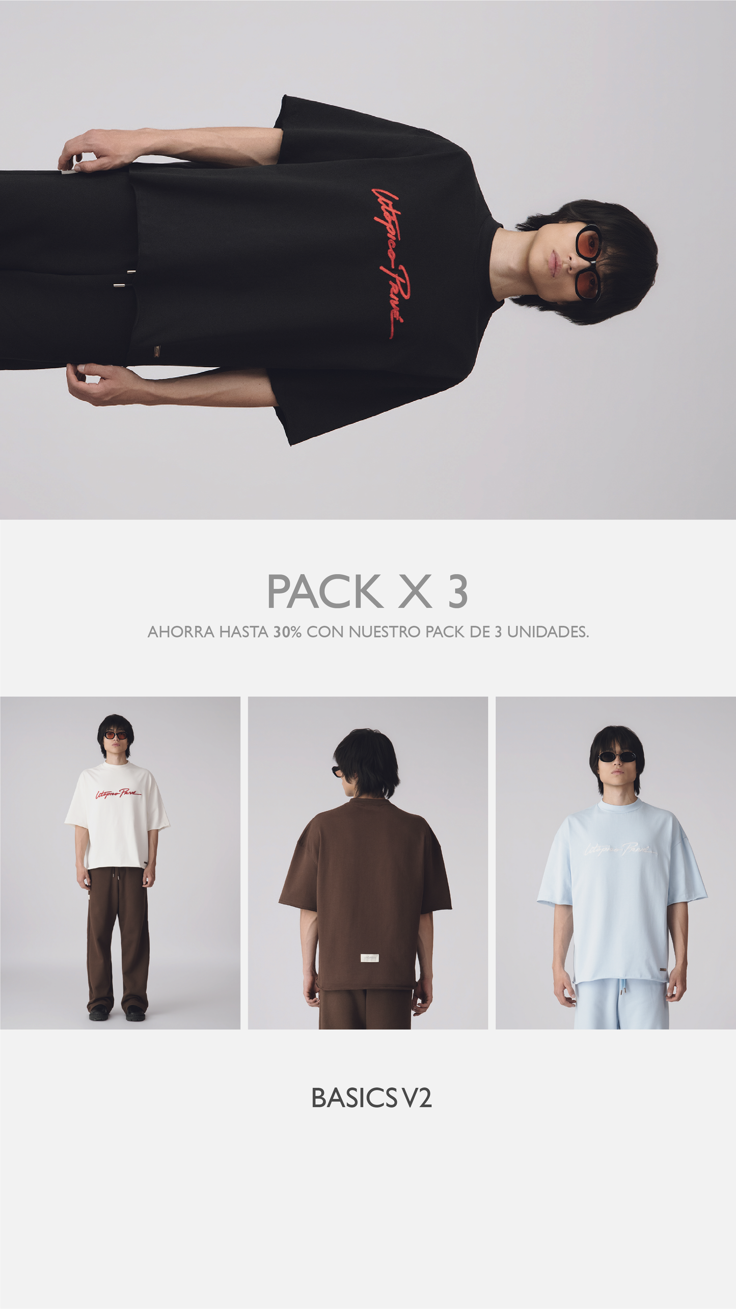 Pack x 3 Camisetas
