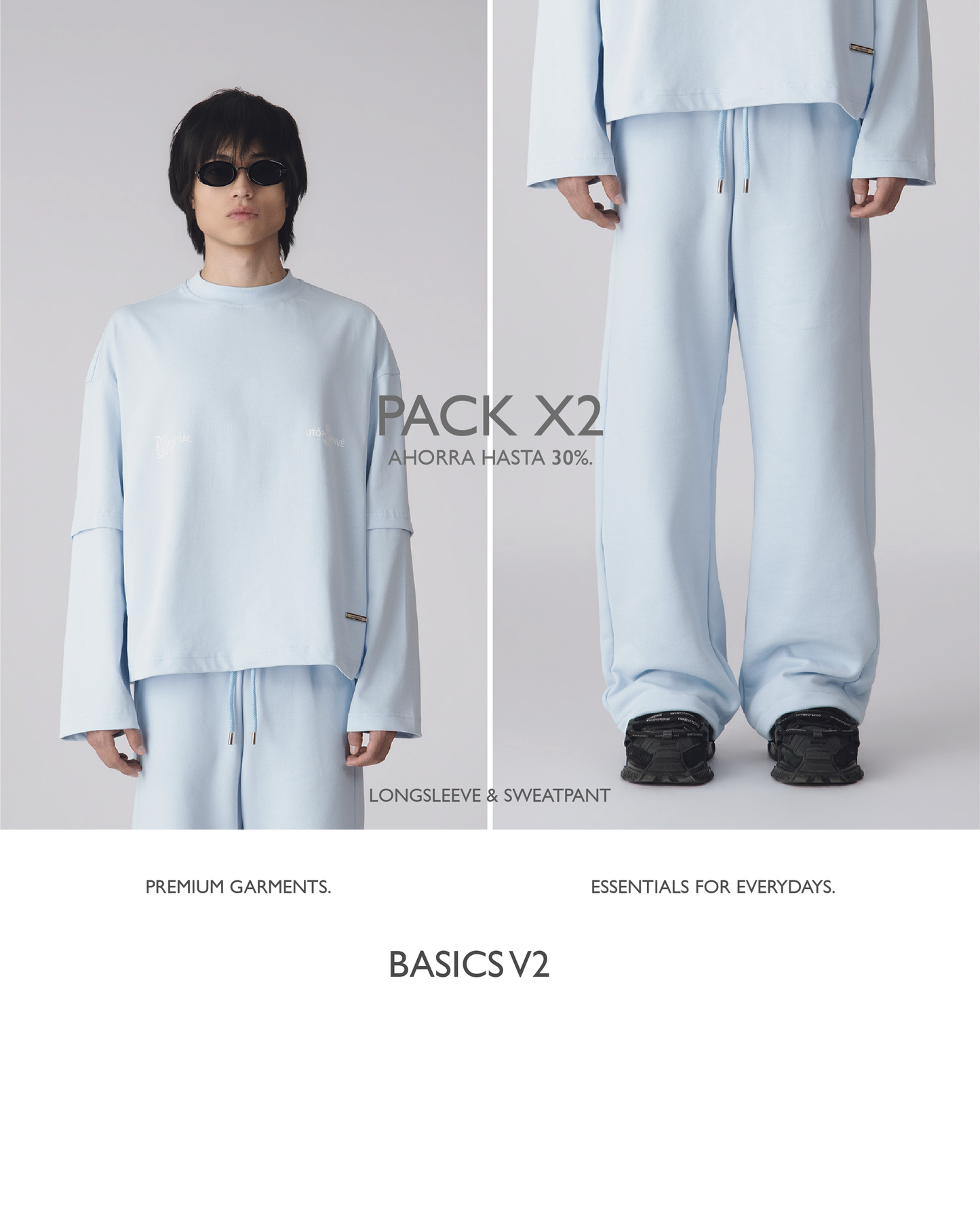 Pack Sweatpant + Longsleeve Basics V2