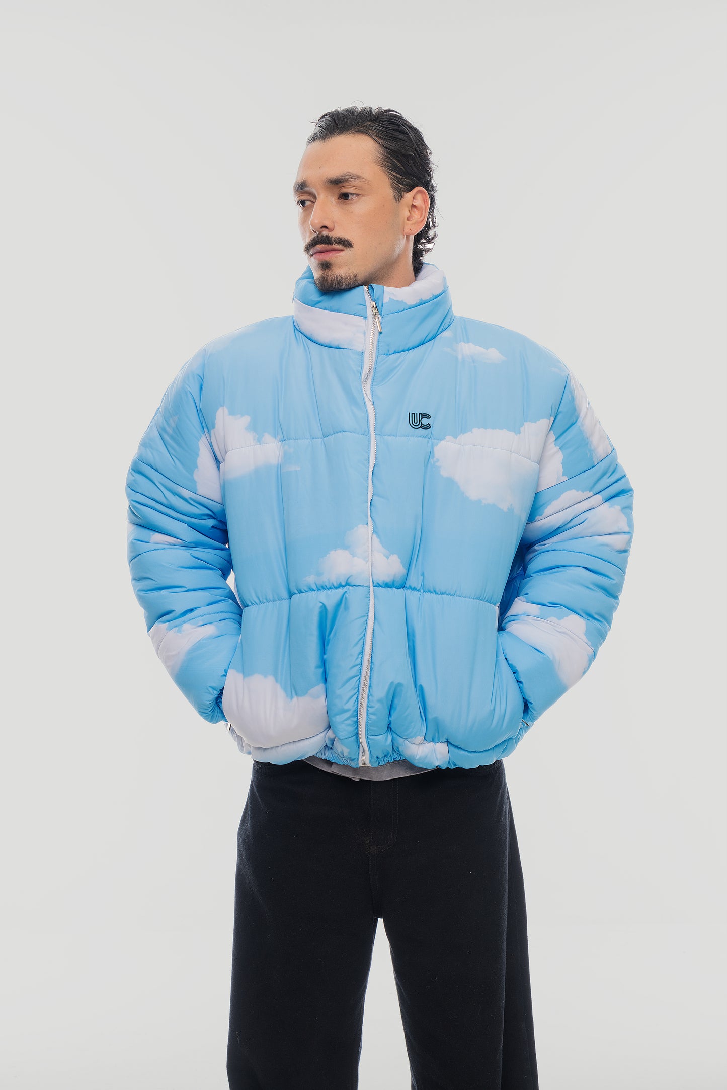 Chaqueta Puffer - Sky