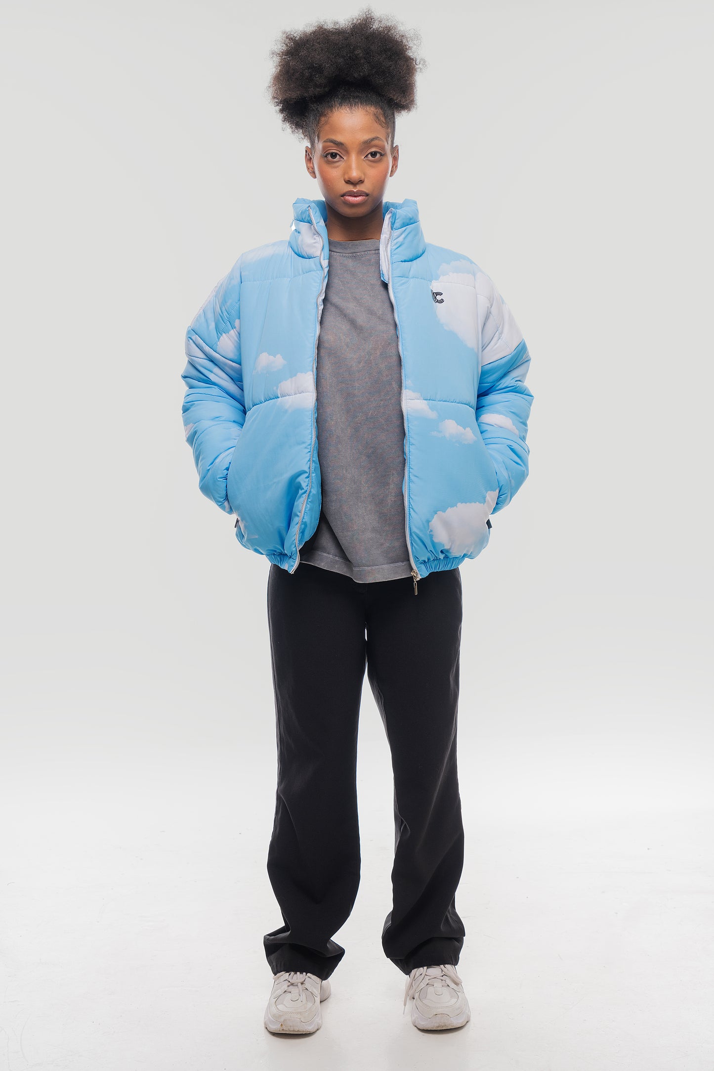 Chaqueta Puffer - Sky