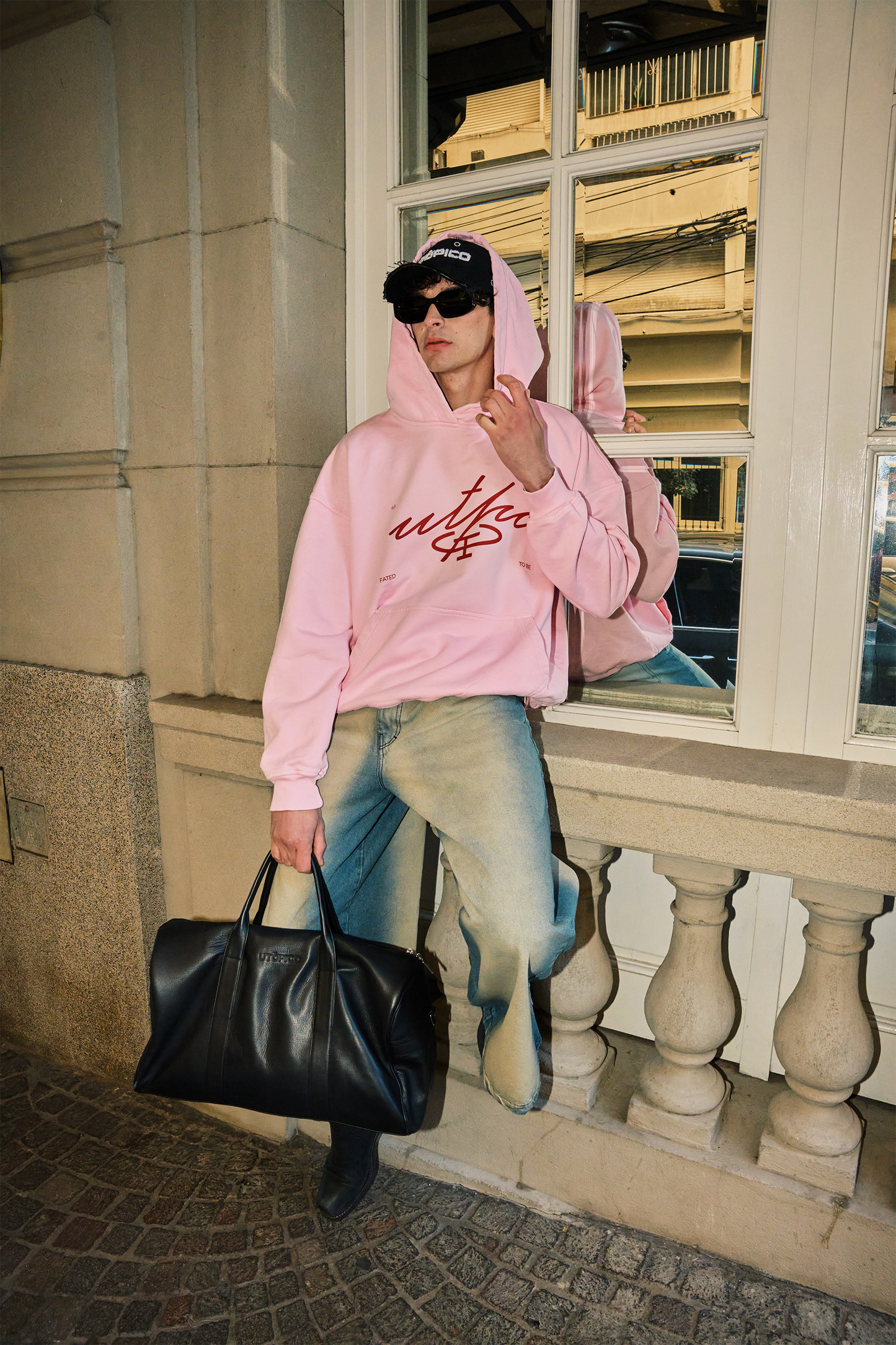 Hoodie Fated Signature — Pink