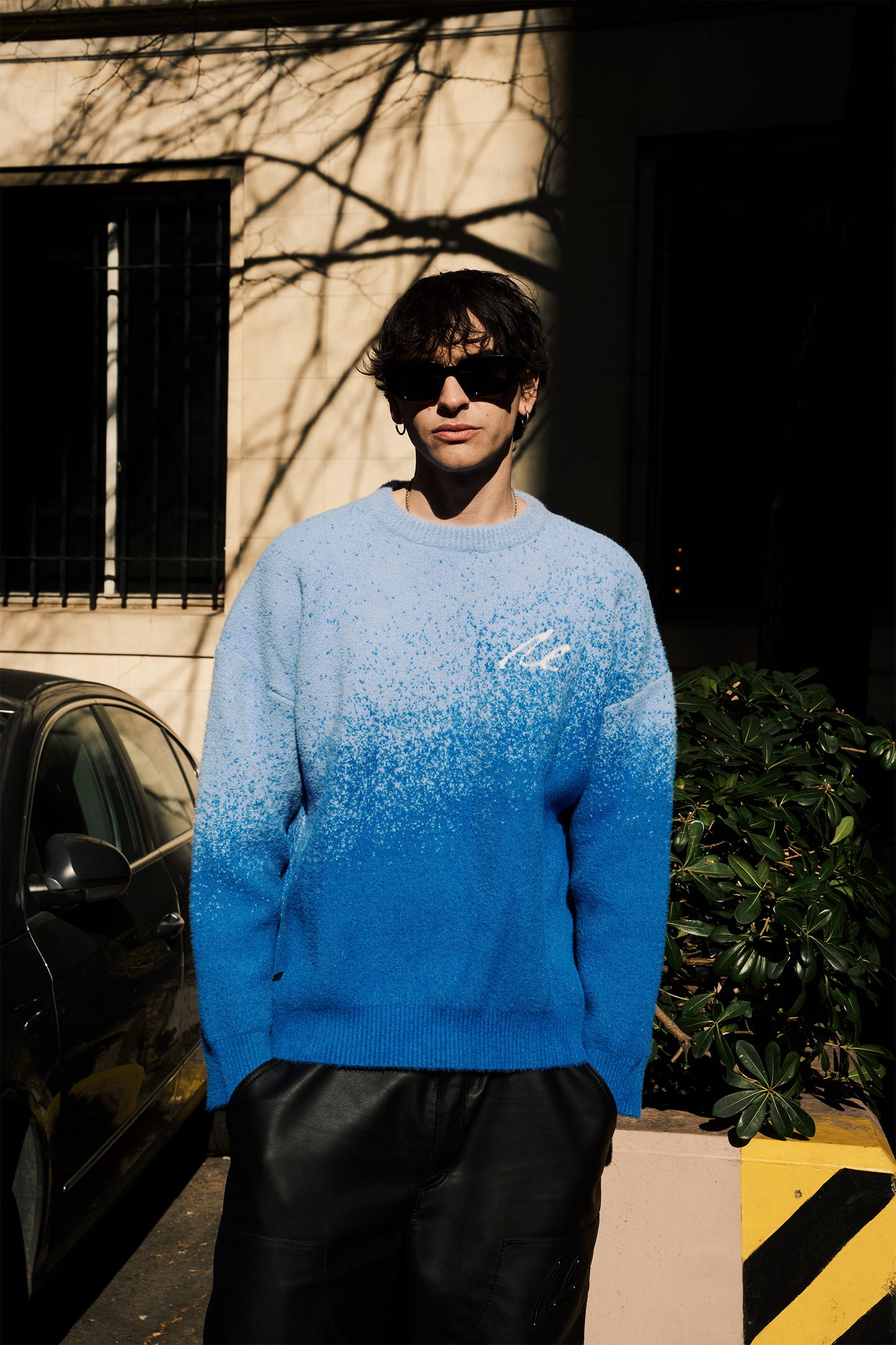 Knit Sweater Blue Hour