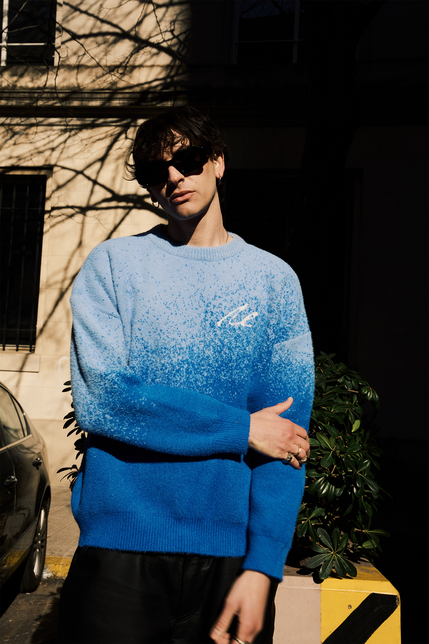 Knit Sweater Blue Hour
