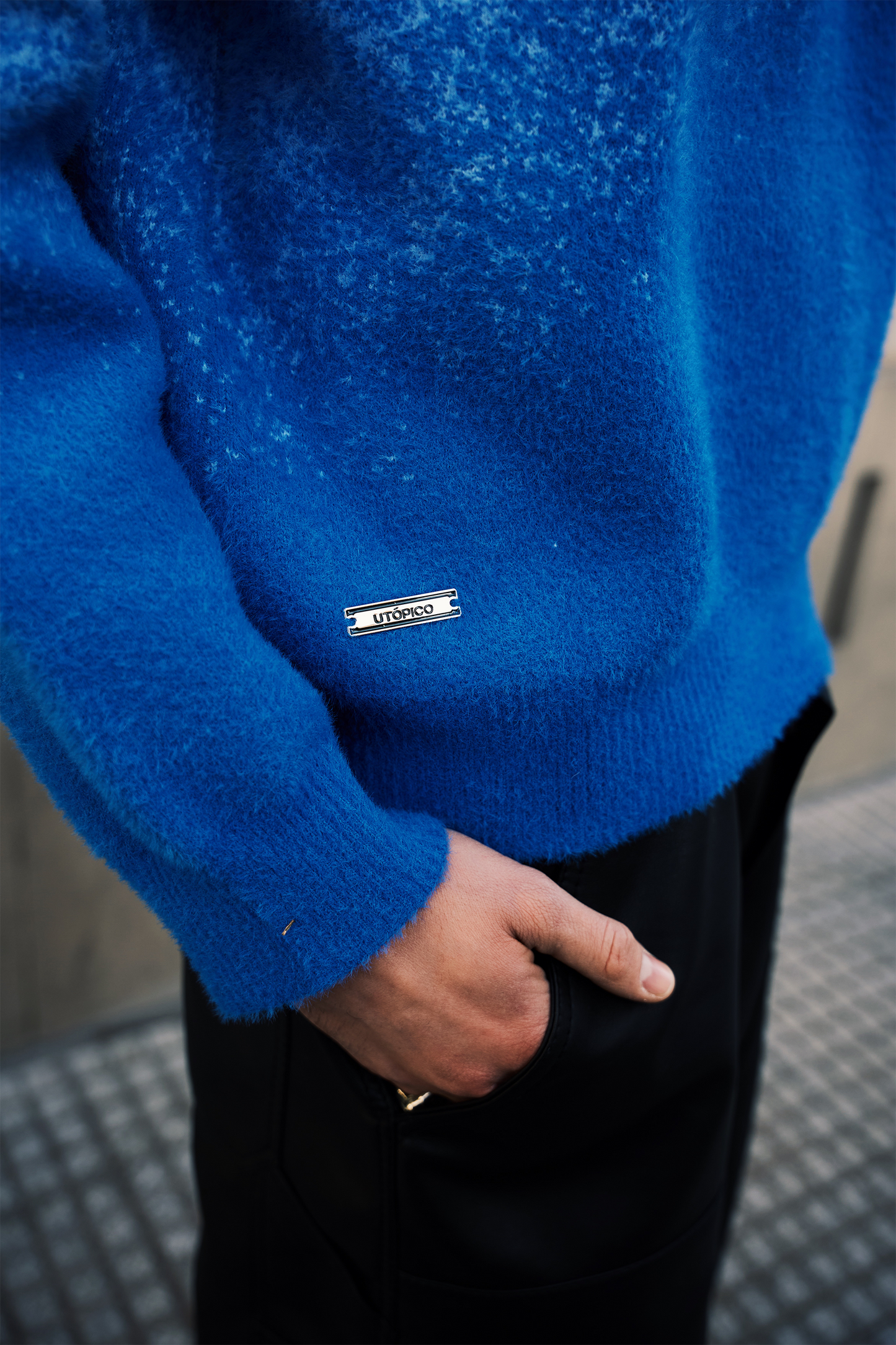 Knit Sweater Blue Hour