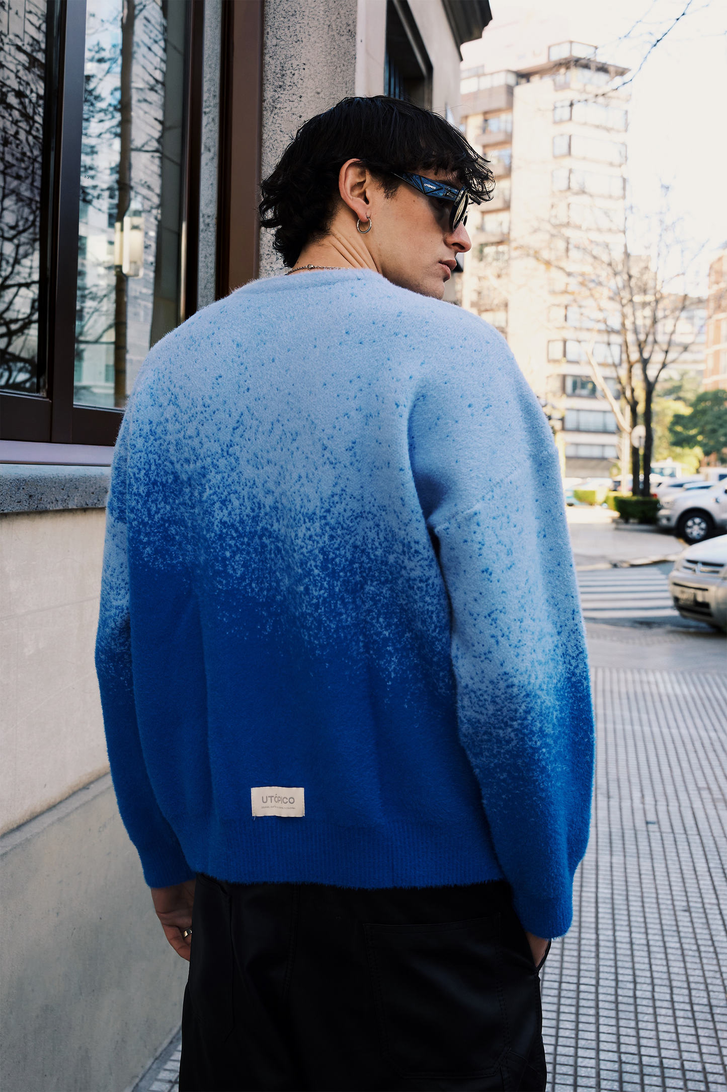 Knit Sweater Blue Hour