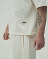 CAMISETA BOXY FIT - MARFIL