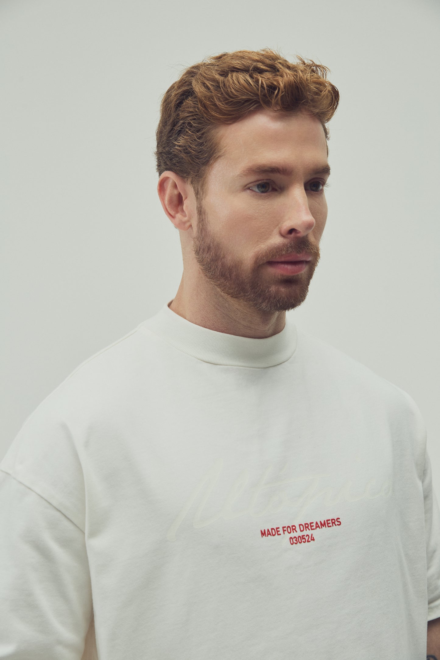 CAMISETA BOXY FIT - MARFIL