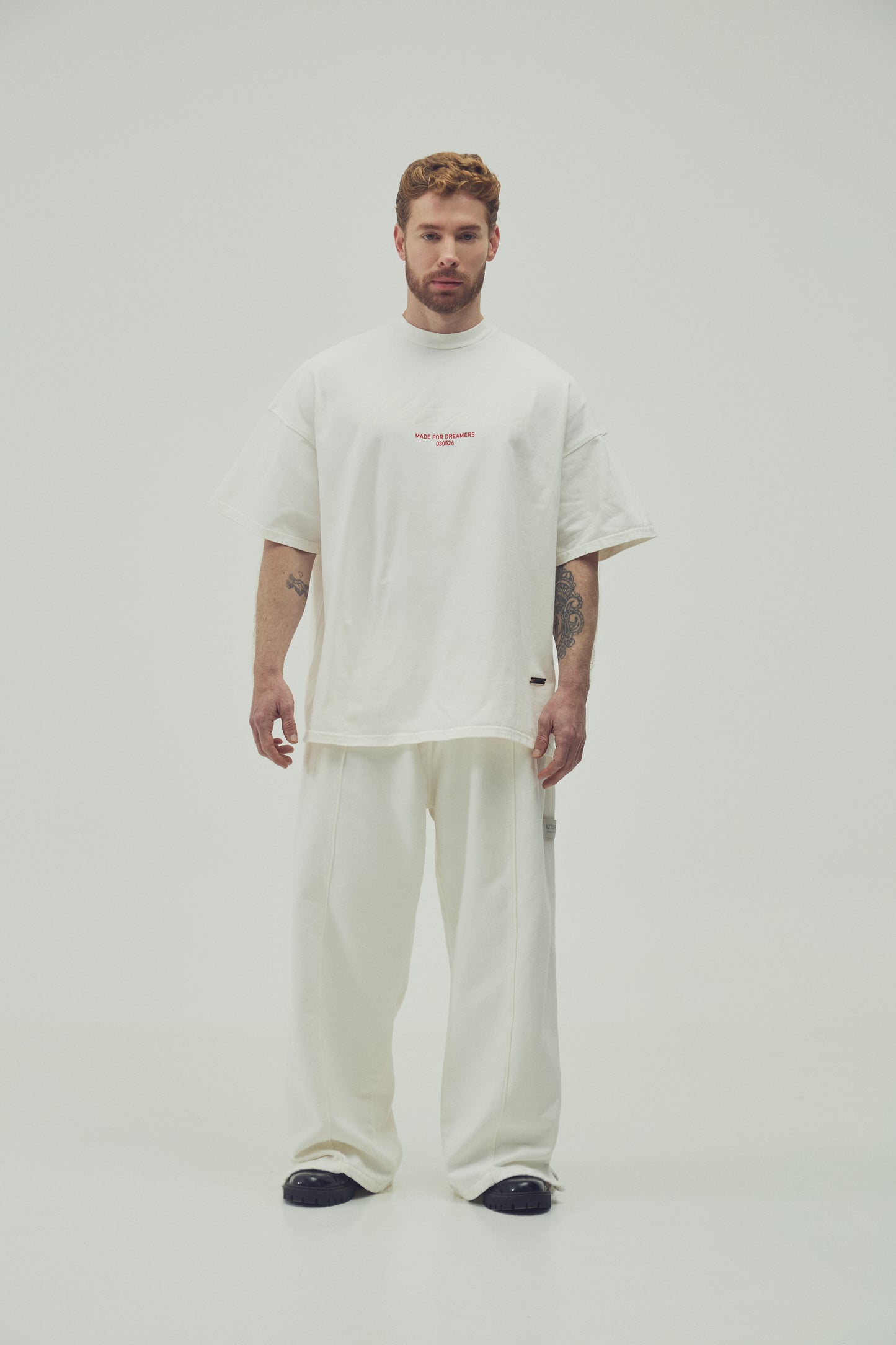 CAMISETA OVERSIZED - MARFIL