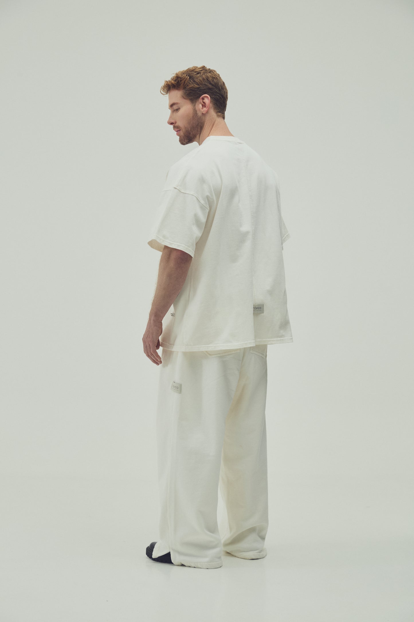 CAMISETA OVERSIZED - MARFIL