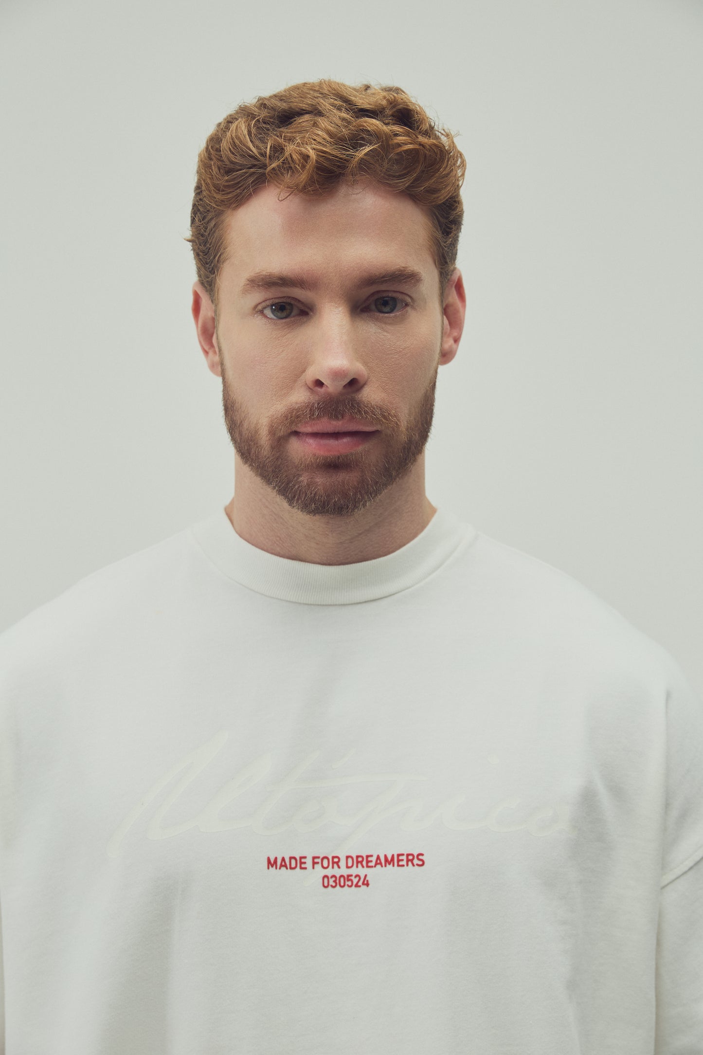 CAMISETA OVERSIZED - MARFIL