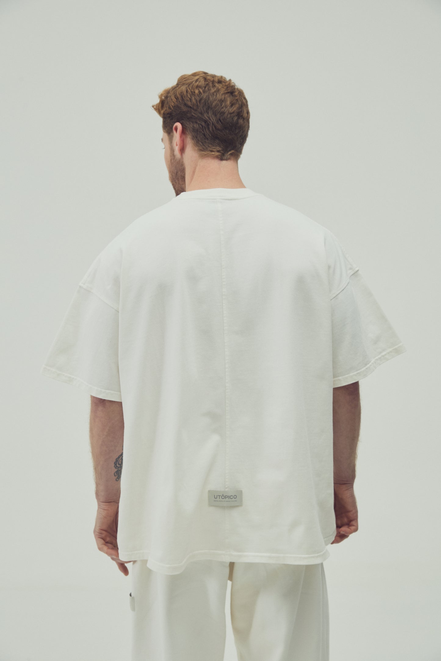 CAMISETA OVERSIZED - MARFIL