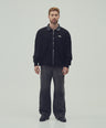 KNIT ZIP UP NEGRO