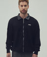 KNIT ZIP UP NEGRO