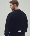 KNIT ZIP UP NEGRO