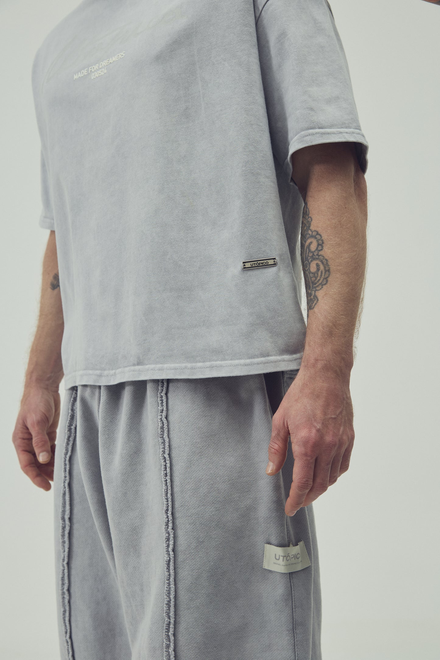 CAMISETA BOXY FIT - GRIS