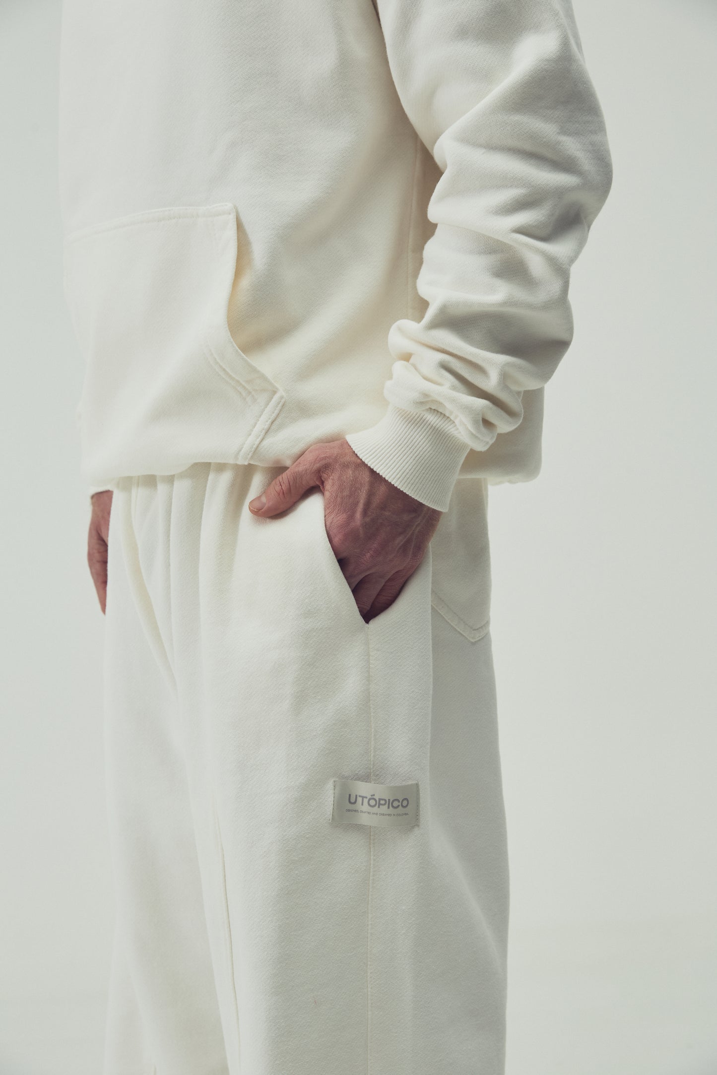 HOODIE MARFIL BASICS